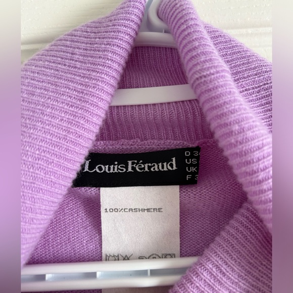 100% Cashmere Lavender Top - Picture 5 of 5